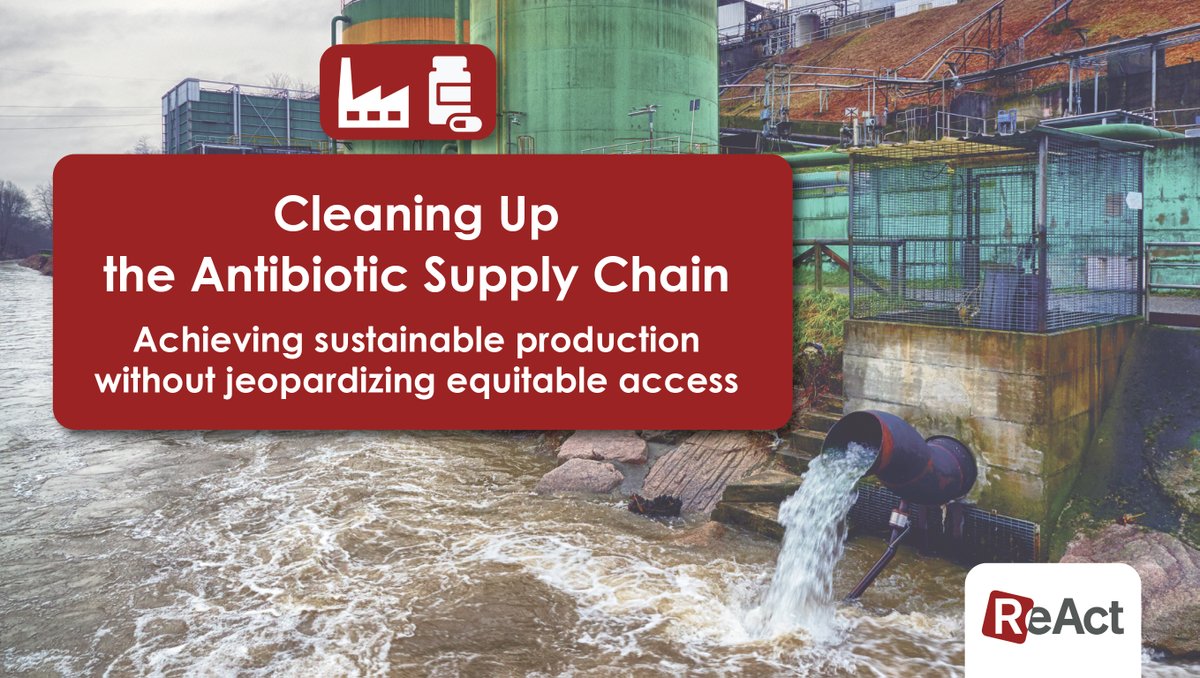 reactgroup's tweet photo. ReAct’s latest policy brief highlights the urgent need for sustainable antibiotic production to address #AntibioticResistance!

🔗 Read the full policy brief, find link in comments! 👇🏾 https://t.co/J1Q0BADsXV