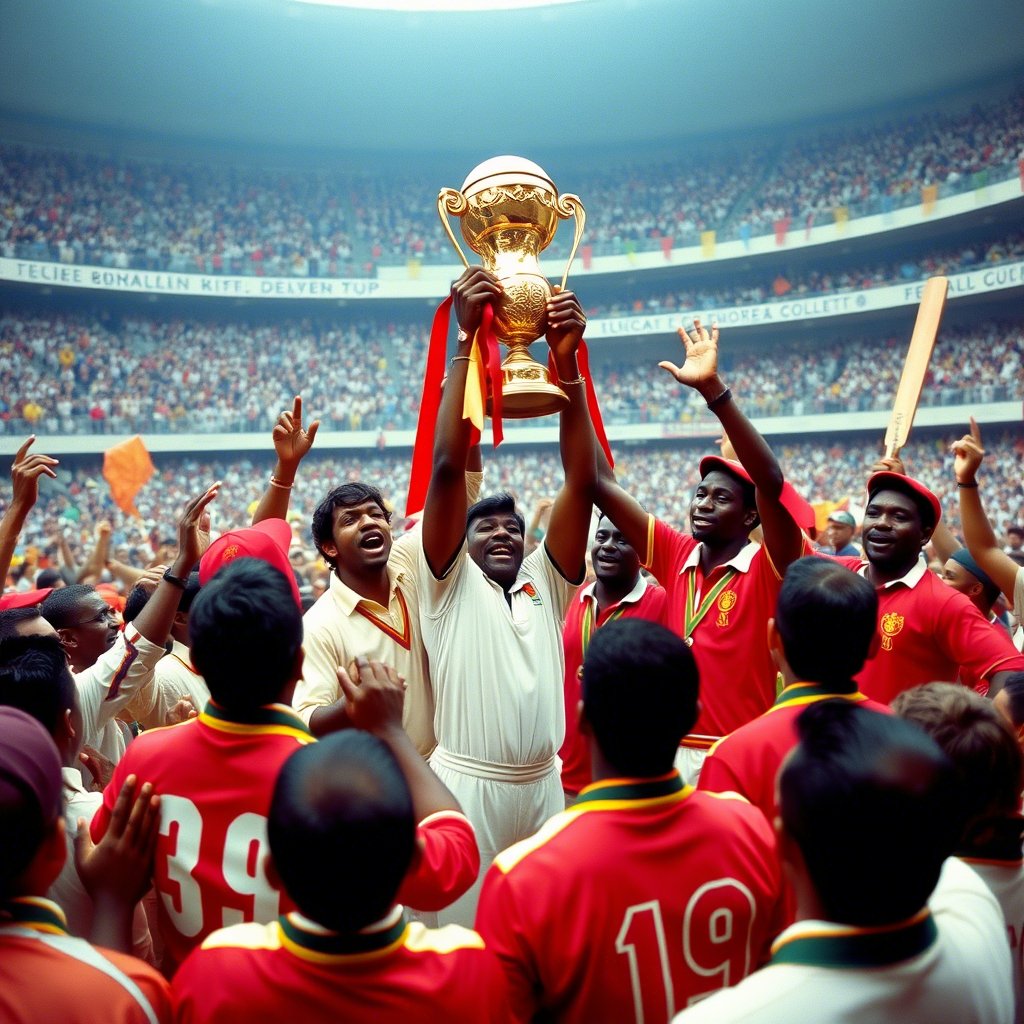 🏏 Cricket Trivia Time!

Did you know? The first cricket World Cup was held in 1975, and it was won by the mighty West Indies! 🌟
Who do you think is the greatest World Cup team of all time? Let us know in the comments! 💬
#CricketTrivia #WorldCupCricket #CricketLovers