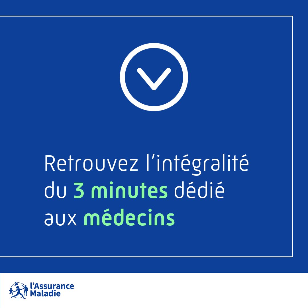 Assur_Maladie's tweet photo. #3MinutesMédecins | Suivi de l'enfant, #vaccination contre la #grippe, aide à l'emploi d'un #AssistantMédical, #ConventionMédicale, Rosp et forfait structure, etc.
  
En un coup d'œil, retrouvez les principales actualités dédiées aux #médecins avec notre newsletter 👩‍⚕️
