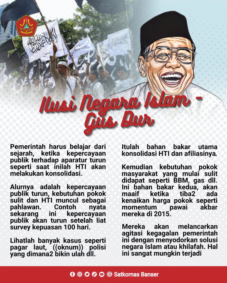 makobanser's tweet photo. Ilusi Negara Islam - Gus Dur https://t.co/9fhTb45X75