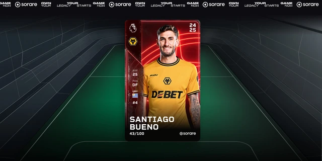 Trendemen's tweet photo. #Sorare "Rare Santiago Bueno #Giveaway !"🚀

I am giving away a 🔴 Santiago Bueno to one of my followers!😊

To enter:   
 🔺Follow, Like &amp; Comment your Sorarename!

Winner will be announced in 72 hours!��
Good luck!🍀

#soraregiveaway #Giveaways #NFT #freecard #Giveawaysorare https://t.co/nFgkYrBYDT