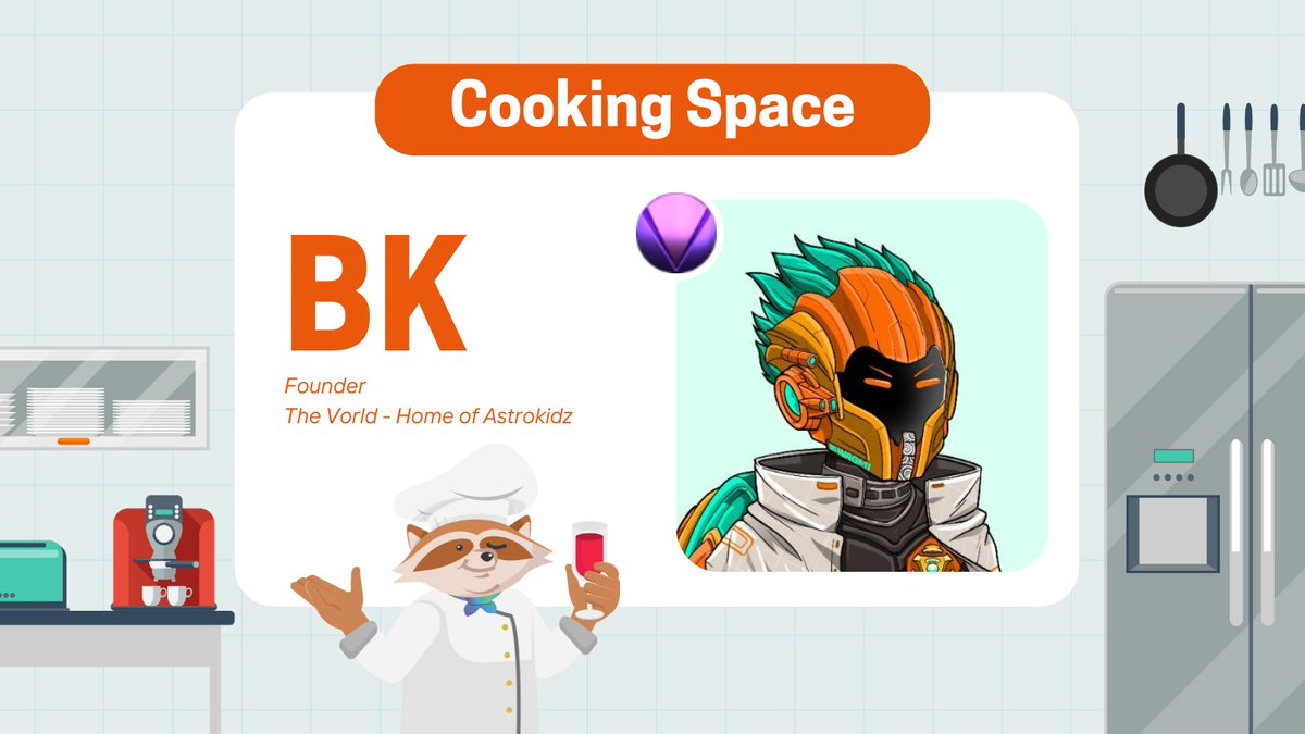 🎙️ Cooking Space X <a href="/TheVorld_/">Astrokidz - VORLD</a> 🎙️

What's cooking' in the <a href="/solana/">Solana</a> metaverse? 🌌🔥
VORLD has been cooking Astrokidz, an NFT collection backed by LST (VorldSOL). Join us for a chance of winning an whitelist 💸

🗓️ Date: February 3, 2025
⏰ Time: 2:00 PM UTC
🎙️ Speaker: <a href="/JustBKhere/">BK | The Vorld ⚒️</a>,
