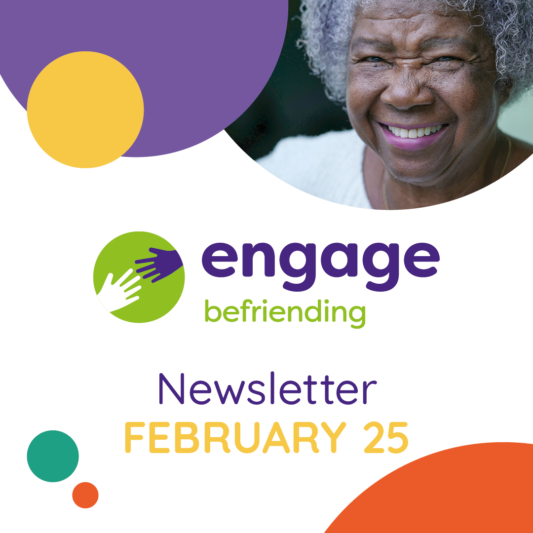 EngageBefriend's tweet photo. The February newsletter from the Engage Befriending team is ready for you to read.

This issue, we have tips on staying warm in the cold months, bereavement support, info about local craft clubs , puzzles and more.

Read it at https://t.co/j096E9uw9z https://t.co/gDmssm4zOf