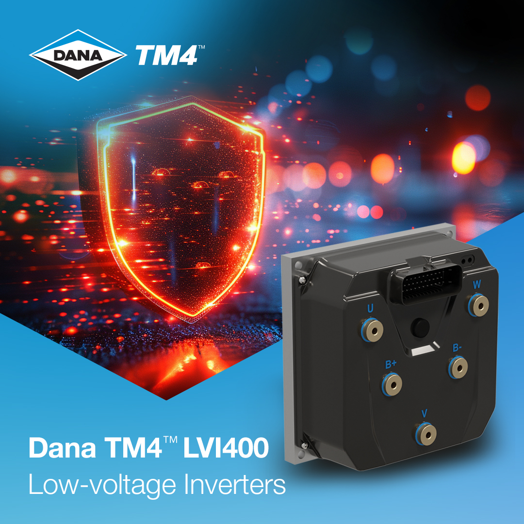DanaInc_'s tweet photo. Safety First, All Day Every Day. ​

The Dana TM4™ LVI400 Low-voltage Inverter makes worksites and roads safer through durability and reliability, addressing the latest functional safety certifications.​

See how we combine safety with performance at https://t.co/5YXhFy5SHk https://t.co/QgmnLdQgd6