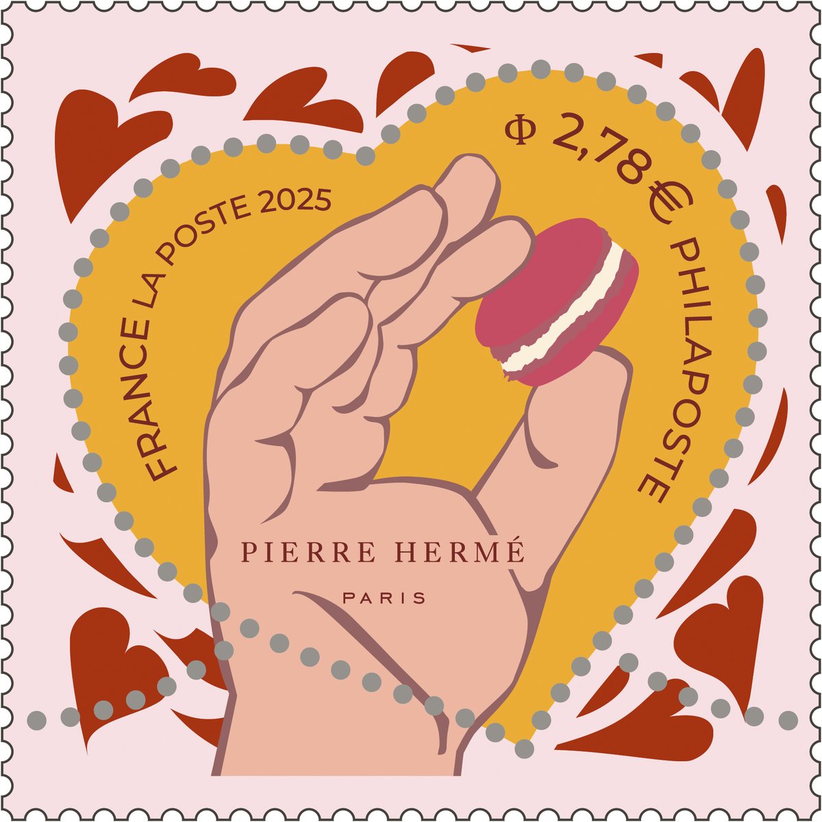 La Poste Groupe HDF (@lpnews_hdf) on Twitter photo #Philatélie| #SaintValentin 🫶
Le <a href="/GroupeLaPoste/">La Poste Groupe</a> célèbre la haute pâtisserie française avec <a href="/PierreHerme_FR/">Pierre Hermé Paris</a> et émet le Cœur Ispahan et le Cœur Macaron, 2 #timbres inédits & parfumés à la🌹
Sur laposte.fr & dans certains bureaux de poste des #HDF #Philatélie| #SaintValentin 🫶
Le <a href="/GroupeLaPoste/">La Poste Groupe</a> célèbre la haute pâtisserie française avec <a href="/PierreHerme_FR/">Pierre Hermé Paris</a> et émet le Cœur Ispahan et le Cœur Macaron, 2 #timbres inédits & parfumés à la🌹
Sur laposte.fr & dans certains bureaux de poste des #HDF