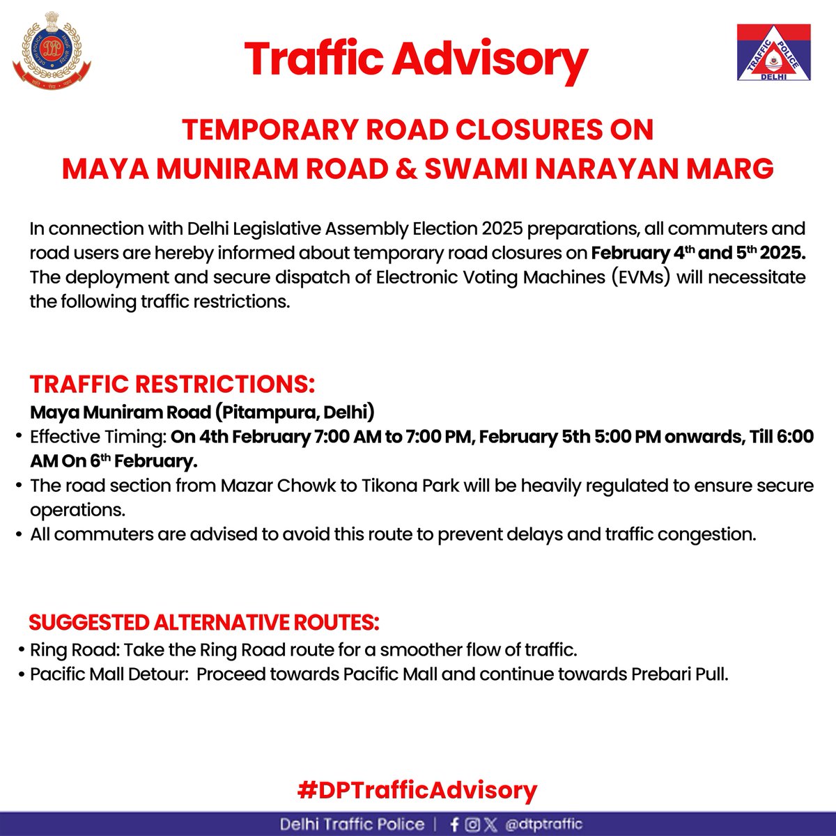 Delhi Traffic Police tweet media