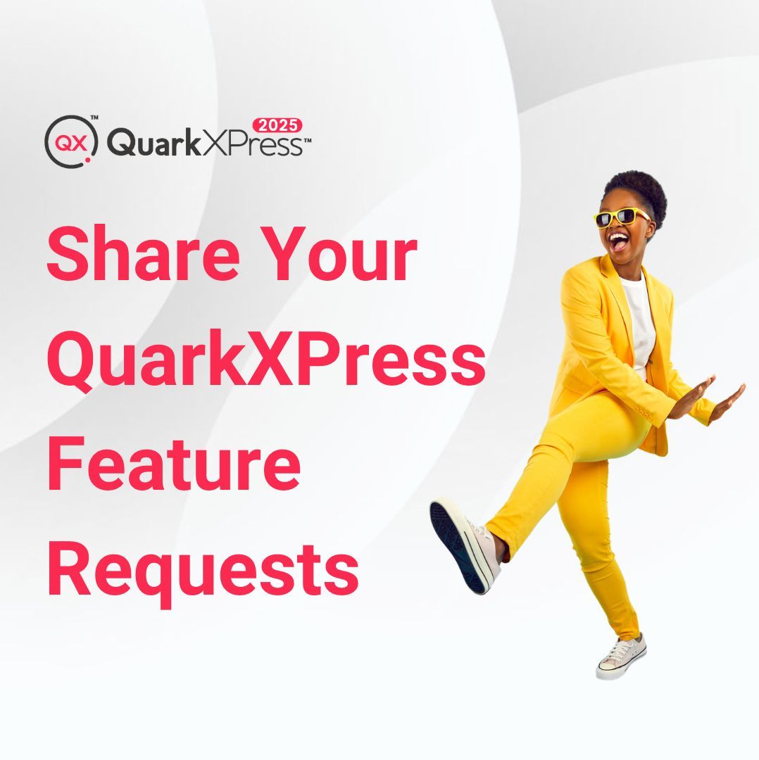 QuarkXPress's tweet image. We&apos;d love to know what features you&apos;d like to see added to the QuarkXPress software to make your experience and productivity even better 😇 

Simply fill in our online form and our product team will take a look 👉  buff.ly/480M9zs 

#QuarkXPress #DesignSoftware #Features