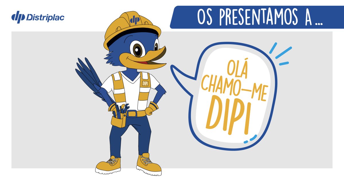 Distriplac_pt's tweet photo. Conhece o Dipi? 🐦

Nosso companheiro de aventuras é forte, rápido e adorável!
Alguns veem pato, outros Road Runner, mas é nosso! 🏗️💙

Siga-nos e descubra como ele nos ajuda a construir um mundo melhor!
#Distriplac #Dipi #ConstruçãoComCoração https://t.co/kHD8mynUz2