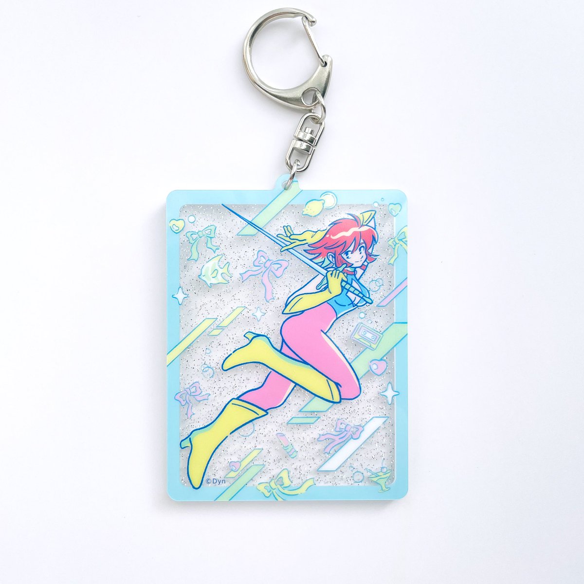 「くじロード『キューティーハニー 〜Pop Summer〜』キラキラアクリルキーホ」|Shiho Soのイラスト