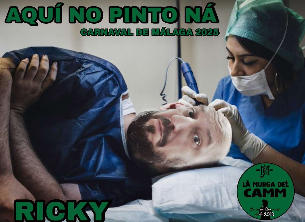 LaMurgadelCAMM's tweet photo. Pues hoy toca la última presentación del año, hoy os traemos al "calvo", nuestro director y coautor, la mayoría de las veces pone la calma y algunas veces pone la tranquilidad, eso sí, si se pone serio es otra cosa, jajaja, Os traemos a Ricky Loriguillo. Alma mater de la murga. https://t.co/p1uPQtoNvw