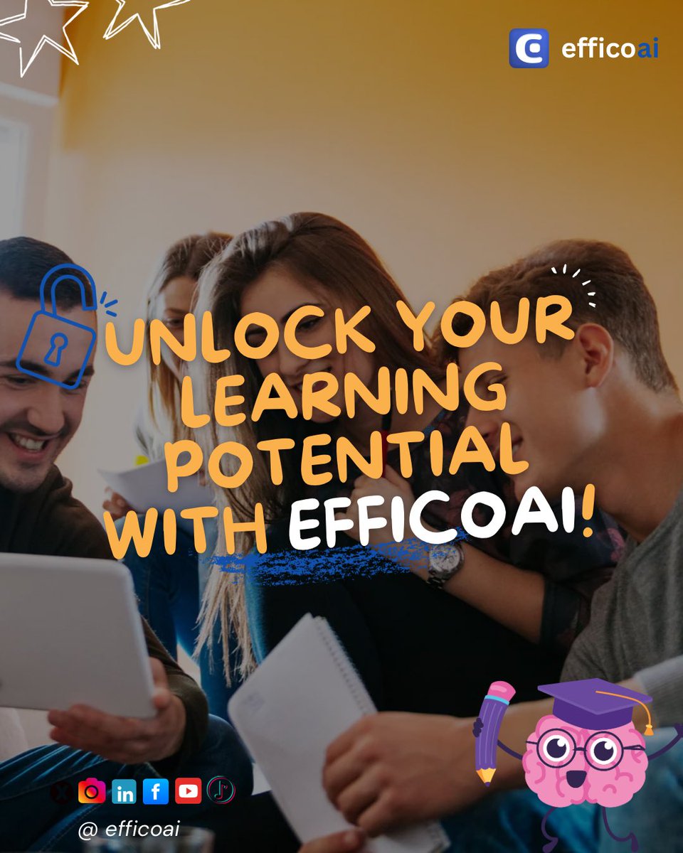 efficoai's tweet photo. Struggling with long notes, tough assignments, or study prep? EfficoAI is here to help! 

💯 Simplify your learning journey with EfficoAI.
Download now &amp; study smarter!  #EfficoAI #AIforStudents #StudySmarter https://t.co/57JOejdZ03