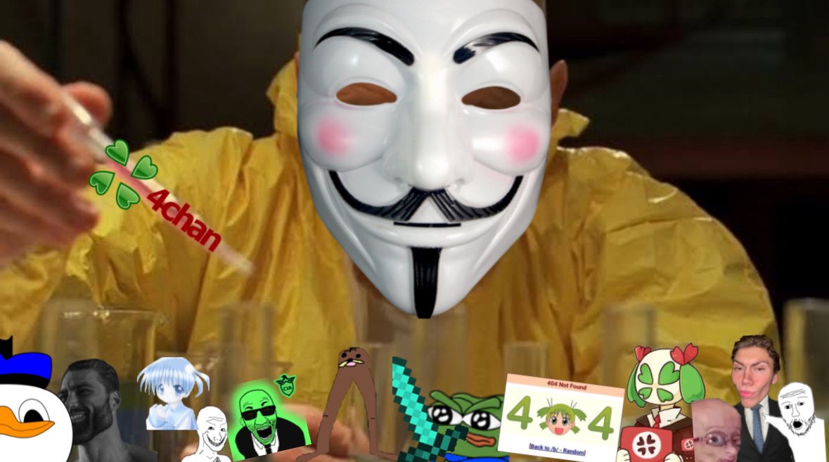 4chanChadxoxo's tweet photo. @4chantokenio COOKING UP THOSE CRACKER MEMESSSSS ππππ
#4chan #4chantoken #BreakingBad #yeahbitch https://t.co/8v8DVVLEM3