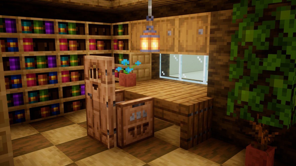 書斎
#Minecraft #minecraft建築コミュ
