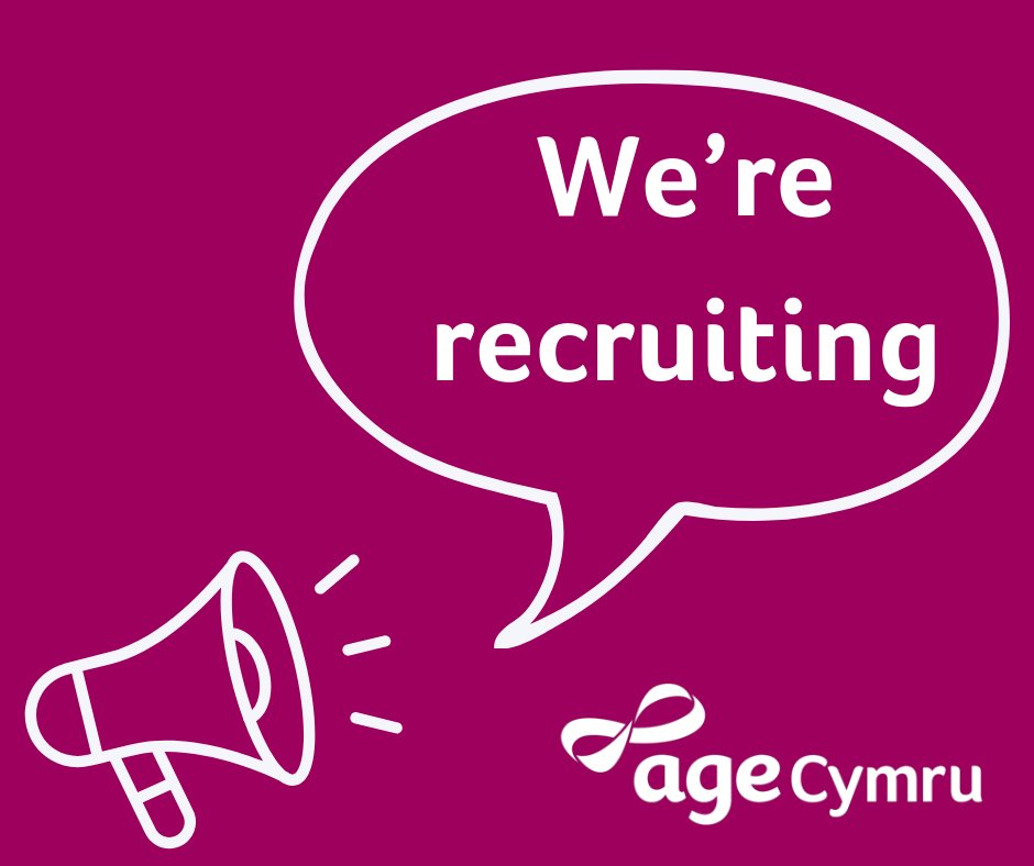 We're recruiting four positive, self-motivated individuals with excellent communication and people skills to work on our HOPE advocacy project.

This important project delivers independent advocacy for older people (50+) and carers across Wales
🖱 bit.ly/AC-WorkWithUs