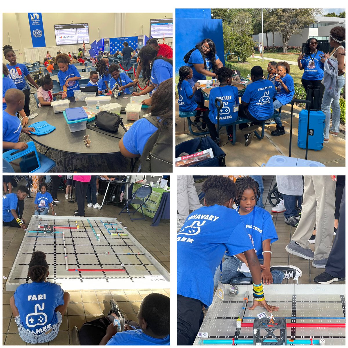 FulfordElem's tweet photo. 🎉And the SECME fun continued… 👍✅ thankful for Ms. Myles, Ms. Nguyen, Ms. Richardson and our amazing Falcons and parents! ⭐️Go @FulfordElem Go Falcons!! So proud🏆👏🏼 https://t.co/ZBjItp19tQ