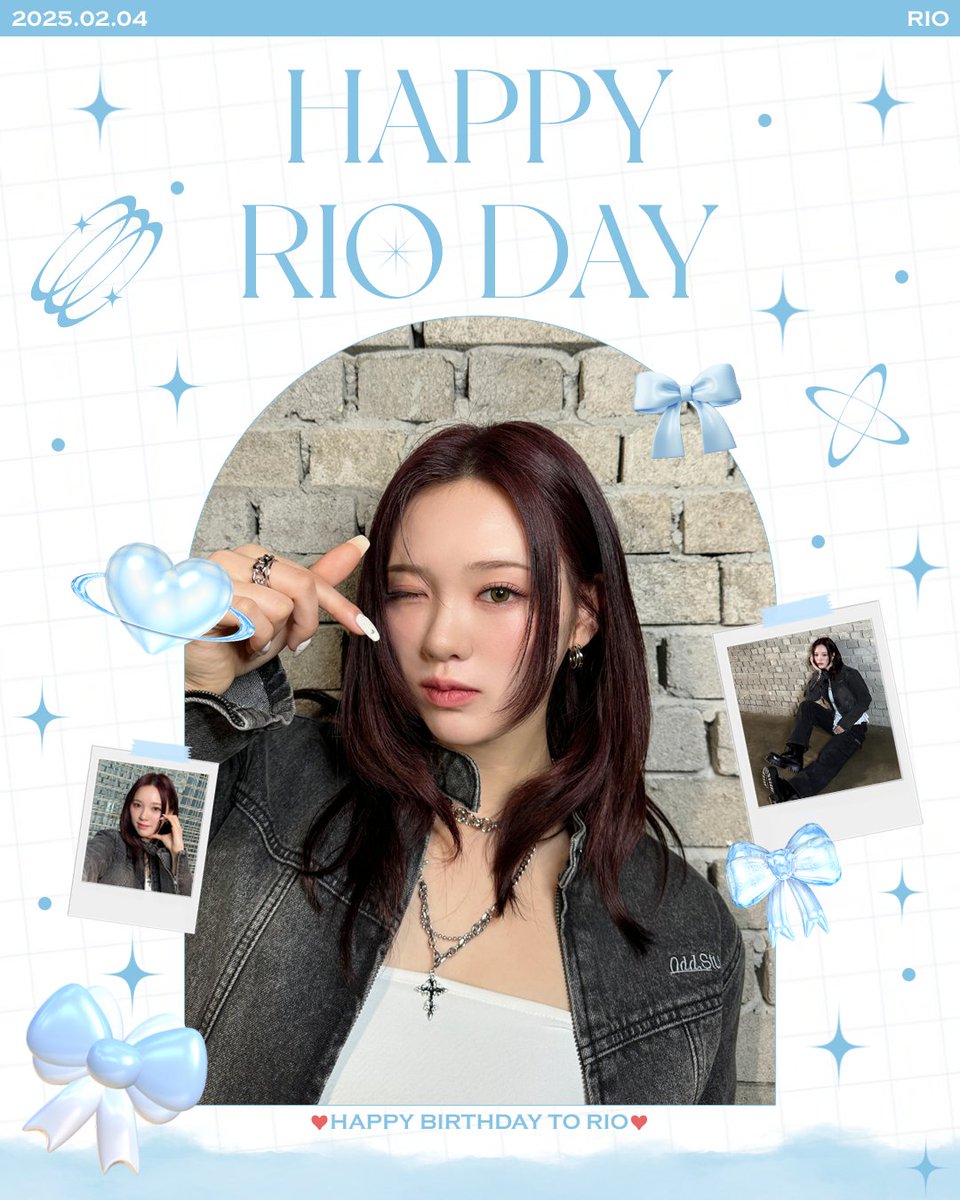 NiziU__official's tweet image. .˚⊹⁺‧┈┈┈ *＼ 𝟐𝟎𝟐𝟓.𝟎𝟐.𝟎𝟒 ／* ┈┈┈‧⁺ ⊹˚.
　　ㅤㅤ    𝐇𝐀𝐏𝐏𝐘 𝐁𝐈𝐑𝐓𝐇𝐃𝐀𝐘 𝐑𝐈𝐎
.˚⊹⁺‧┈┈┈┈┈┈┈┈┈┈┈┈┈┈┈‧⁺ ⊹˚.

#NiziU #니쥬 #RIO
#HappyRIOday #WithU