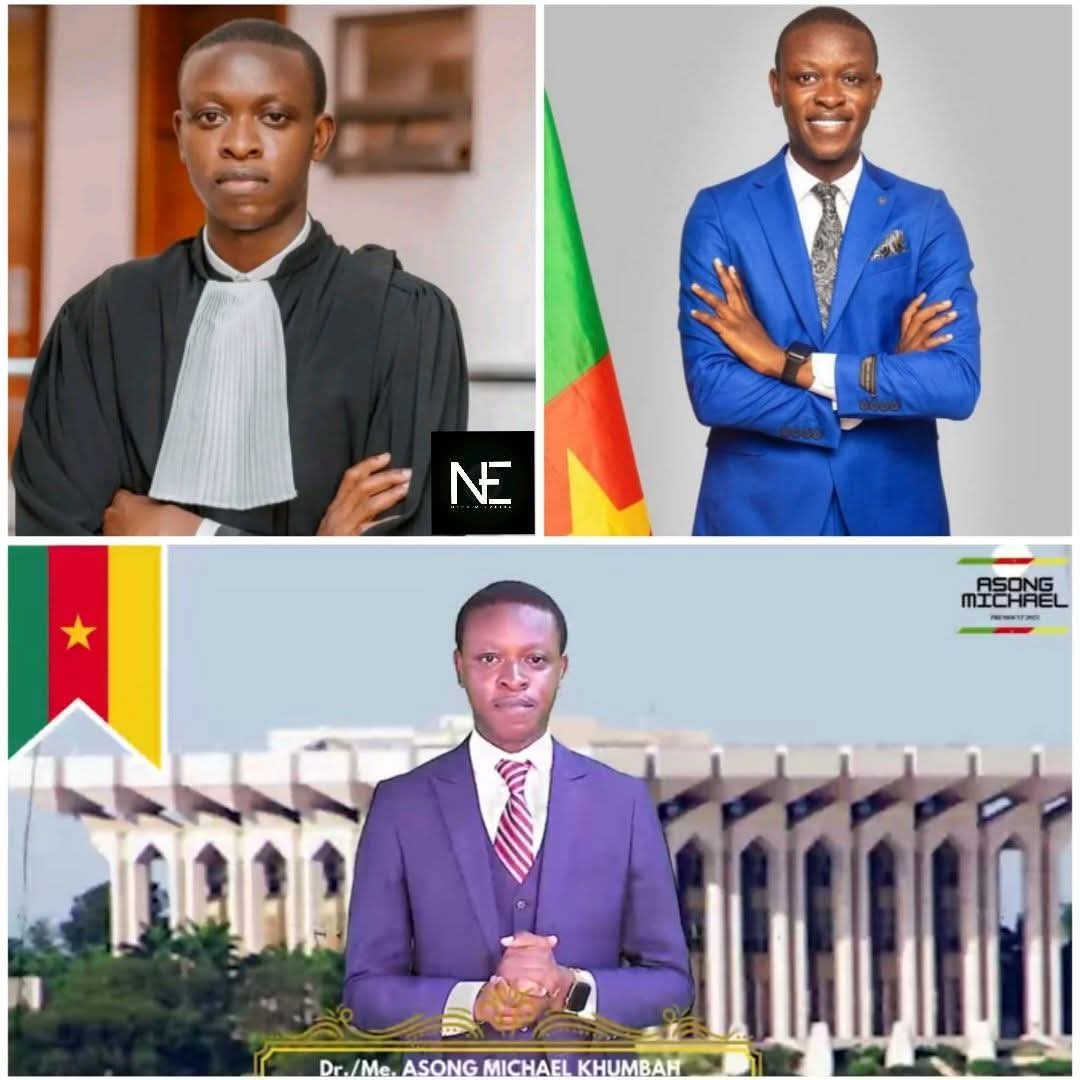 Le candidat Asong Michael Khumbah, 36 ans.

Présidentielle 2025 #Cameroon