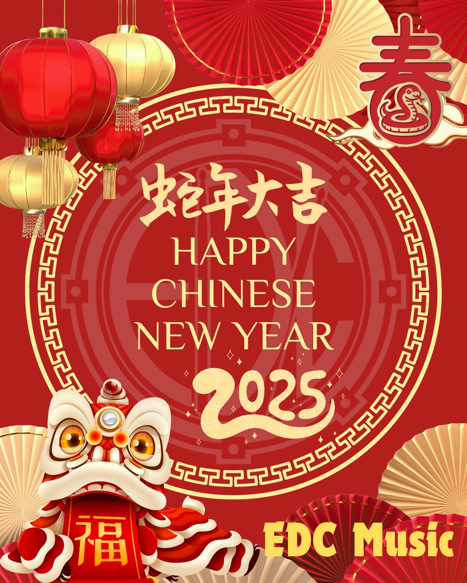edcmusichk's tweet photo. Happy Chinese New Year 🐍 https://t.co/rx92ithQHB