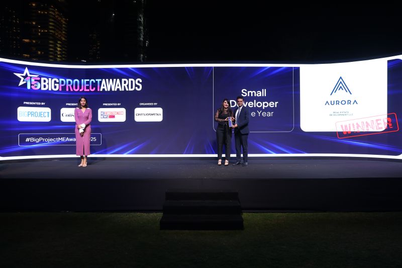 MEConstructionN's tweet photo. Congratulations to Aurora Real Estate Development LLC for their outstanding work, winning the Small Developer of the Year award!
#SmallDeveloper #AuroraRealEstate #BigProjectMEAwards #BPMEAwards2025 #Construction #MENA #MECN https://t.co/fe7V0eZk6Y
