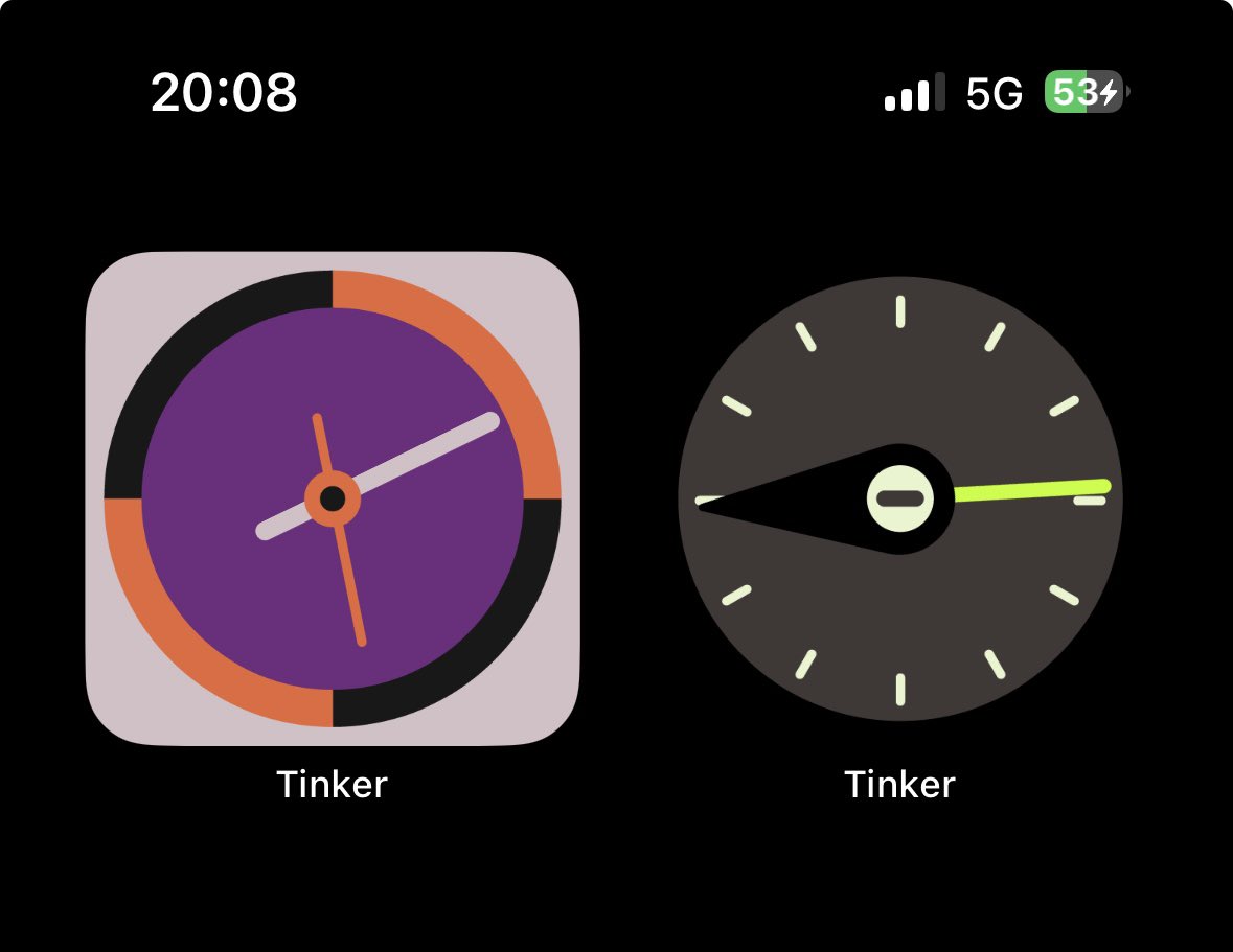 RasmusNielsen's tweet photo. So cool to see testers started to create their own watchfaces. Here what @headquarters_tv did. Love it. 🤩 https://t.co/J80AzKnXDa