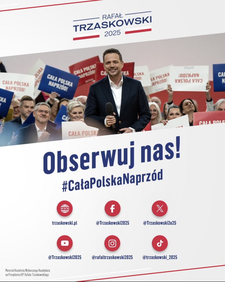 #CałaPolskaNaprzód 🇵🇱