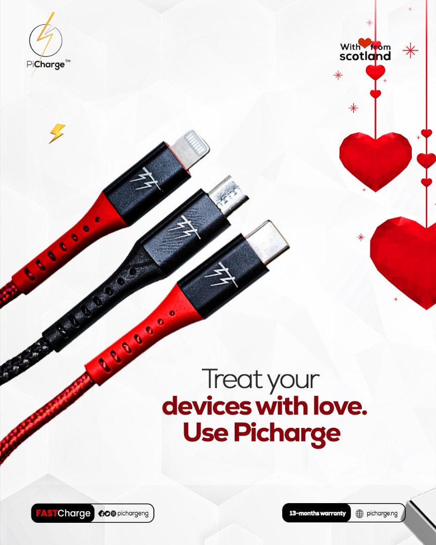 Pichargeng's tweet photo. Welcome to the month of love! ❤️

Treat your devices with care and love by using accessories made to protect them.

Use Picharge, it has an overcharge protector and won’t ruin your battery health.❤️❤️❤️ https://t.co/P3RH5z5u1A
