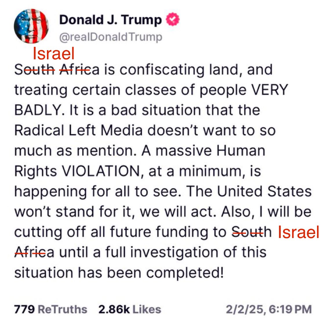 RyanMatta ๐บ๐ธ ๐ฆ
(@ryanmattamedia) on Twitter photo What exactly is Israel doing in Palestine again President Trump? <a href="/realDonaldTrump/">Donald J. Trump</a> What exactly is Israel doing in Palestine again President Trump? <a href="/realDonaldTrump/">Donald J. Trump</a>