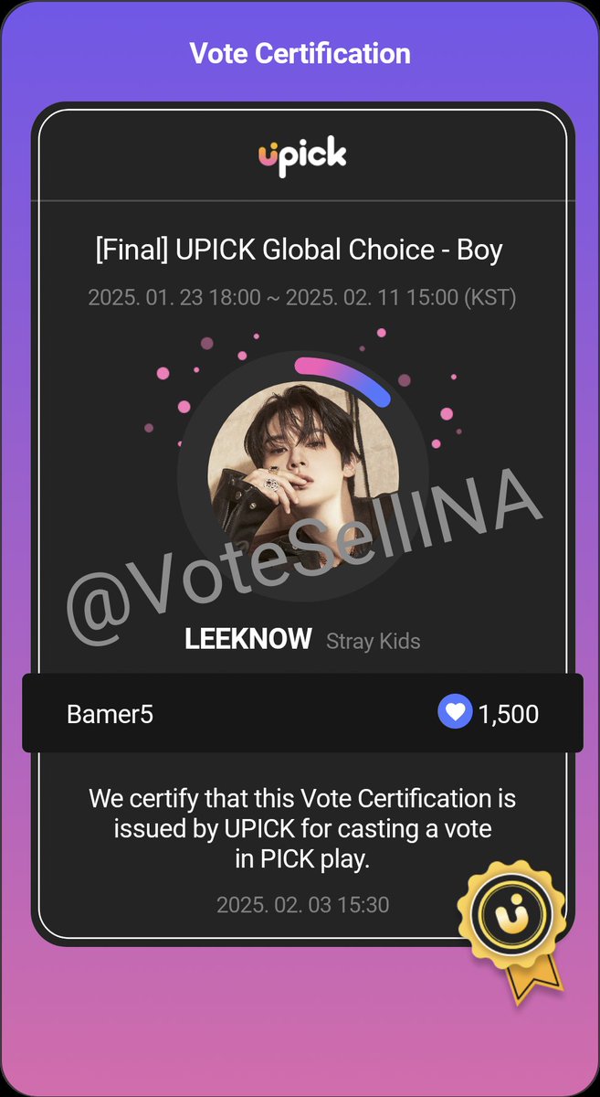 SELLVOTEINA tweet media