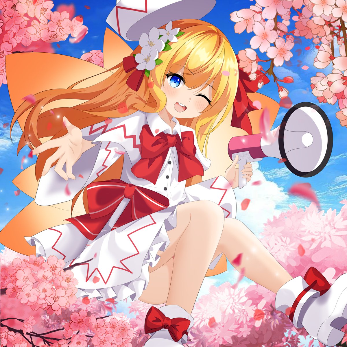 🌸是春天—！ヽ(°▽、°)ﾉ🌸
春天来了！(ﾟ▽ﾟ*) 
没错，现在就是春天了！٩(๑>◡<๑)۶ 
哎嘿嘿嘿！大家期待已久的春天终于来了哦！ヾ(^∀^)ﾉ
#東方 #東方Project #リリーホワイト