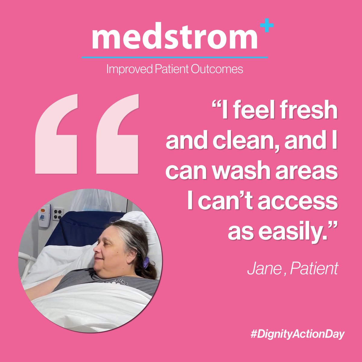 MedstromUK's tweet photo. 1st Feb is #DignityActionDay 💙 In healthcare, small actions make a difference, like respecting privacy & promoting independence.
Bed bathing can feel undignified, but Medstrom ECO portable shower helps bedbound patients wash with dignity & comfort.
🔗 https://t.co/lr9dHonAYM https://t.co/LltQimnYzE