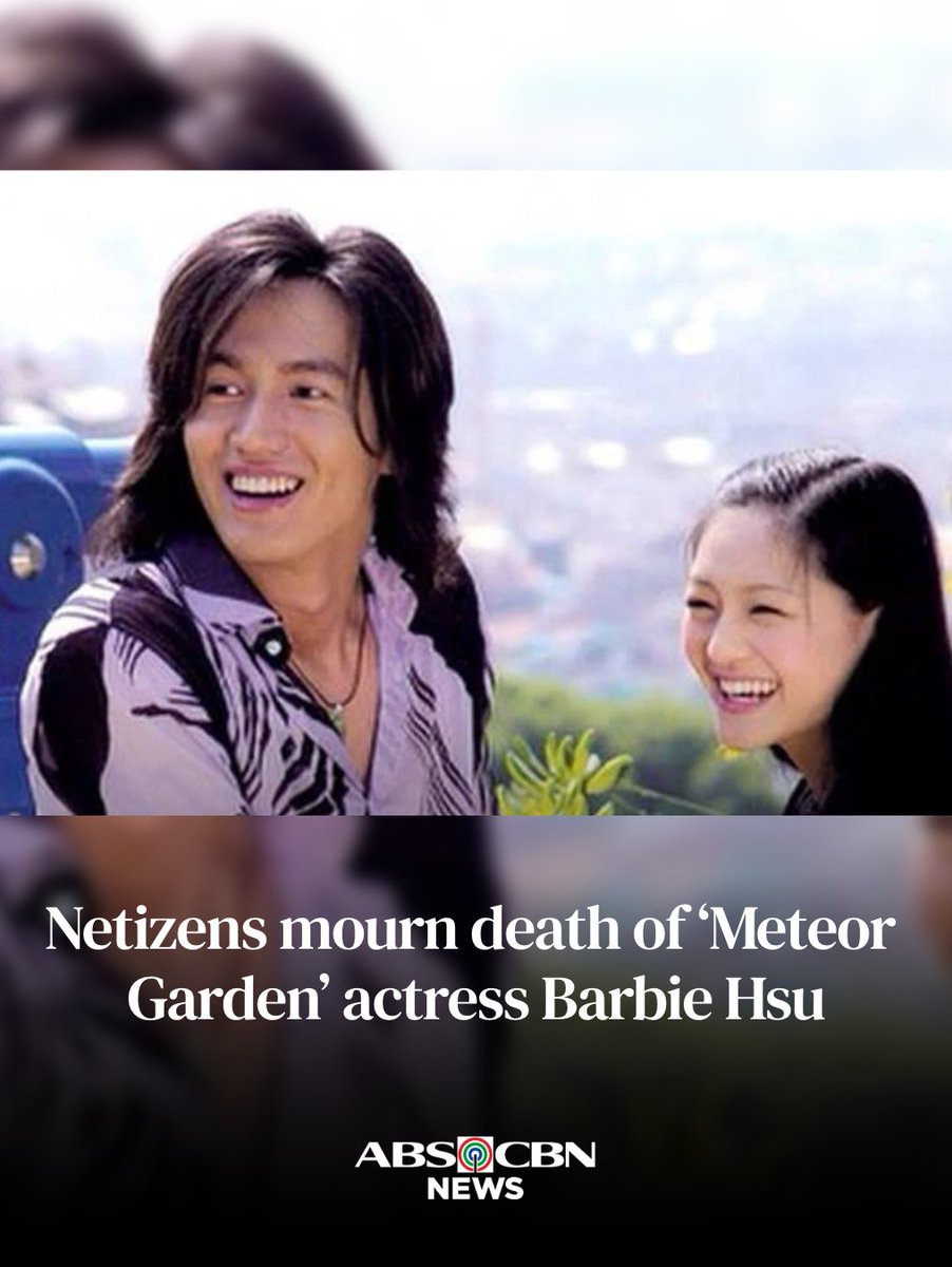 ABS-CBN News on X: "Rest in peace, Shan Cai. 🕊️ Filipino fans and netizens are mourning the death of Taiwanese actress Barbie Hsu, best known for her role as Shan Cai in