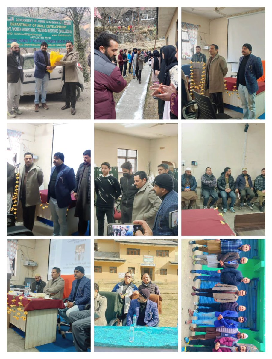 directorskilljk's tweet photo. Director, Skill Development, J&amp;K visited Government ITI Kishtwar, Bhalessa and Paddar on 30.01.2025 to review the functioning &amp; ongoing civil works of the Institutes and issued instructions to the Executive Agencies for completion of the work at an earliest. https://t.co/sN1XmNjrHD