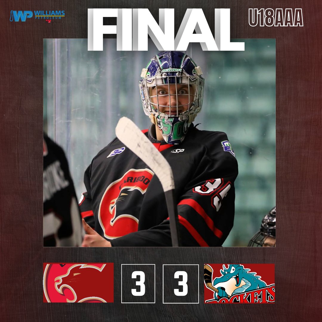 We finish the weekend with a tie. 🏒