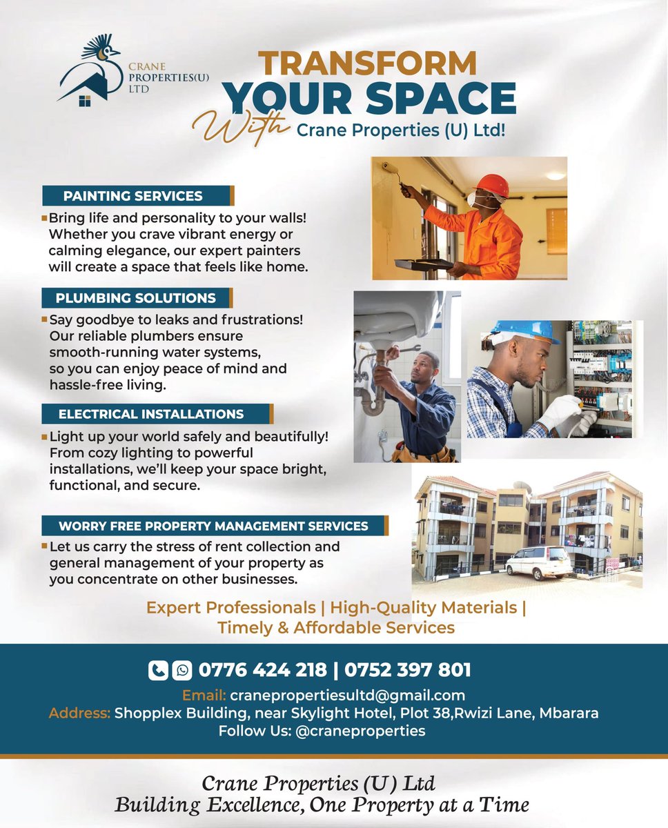 Crane Properties (U) Ltd. tweet media