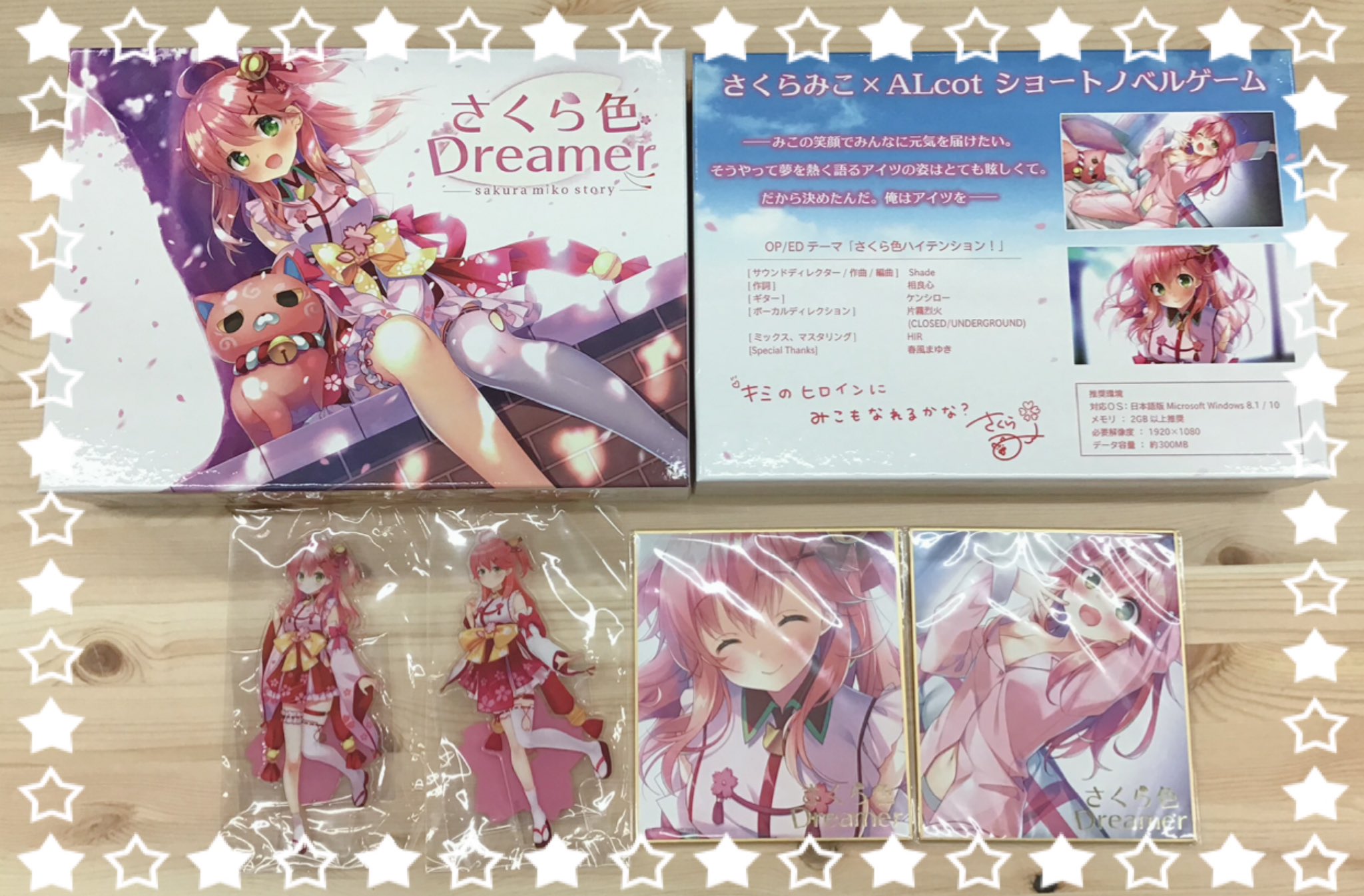 さくらDreamer アクリルスタンド ミニ色紙 セット さくらDreamer アクリルスタンド ミニ色紙 セット