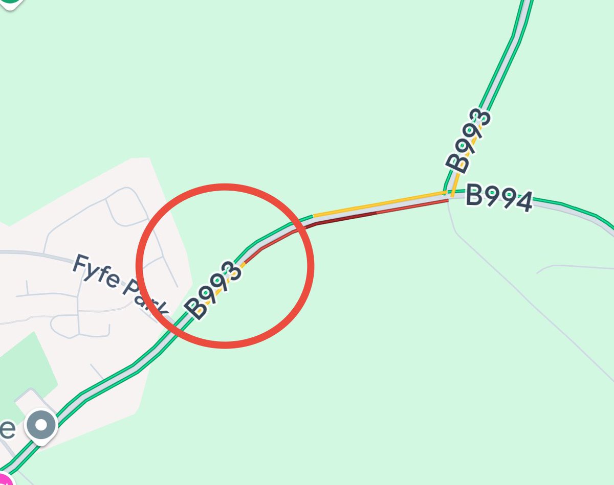 #B993 - Kemnay❗️

Temporary traffic lights on East side entrance to Kemnay stuck on red this morning already causing issues.

<a href="/originalfm/">Original 106 Aberdeen</a> <a href="/TravelPeteTweet/">⚠️ Travel Pete ⚠️</a> <a href="/AbshireRoads/">Aberdeenshire Roads</a> 

#ABZTravel