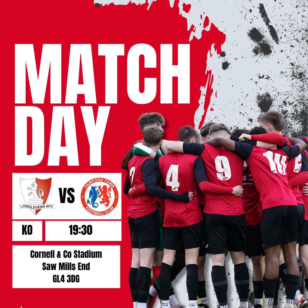 Longlevens18s's tweet photo. Third time lucky, it’s finally match day for the lads in the quarter final of the @SevernSport cup. We face Fairford at home tonight come down and show the lads some support. Up the levens ❤️🖤 

Live updates on Twitter tonight. 
@CheltYFL @FairfordTownFC @longlevensafc https://t.co/fISlADzdSV