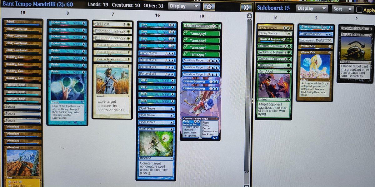 Bant Murktide! And a One spicy get lost 😂🎉 #mtglegacy