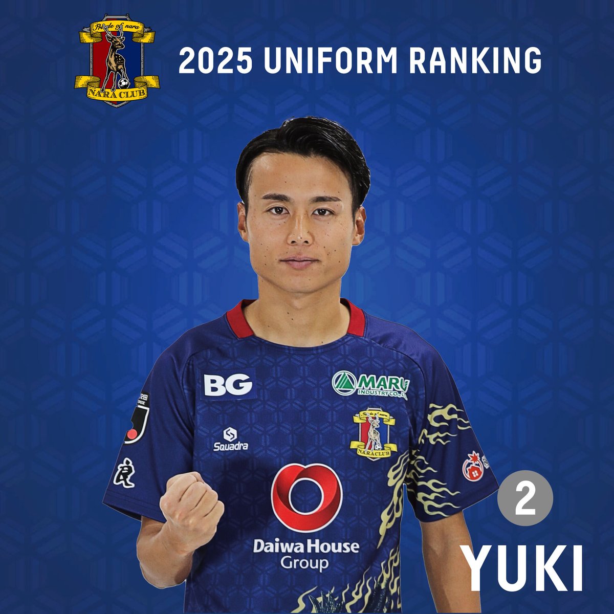 2025ユニフォーム先行販売の最終売上ランキングの発表です🎉✨ 👑 22番