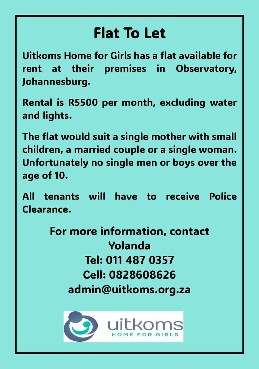 Uitkoms Home for Girls (@uitkomshome) on Twitter photo 