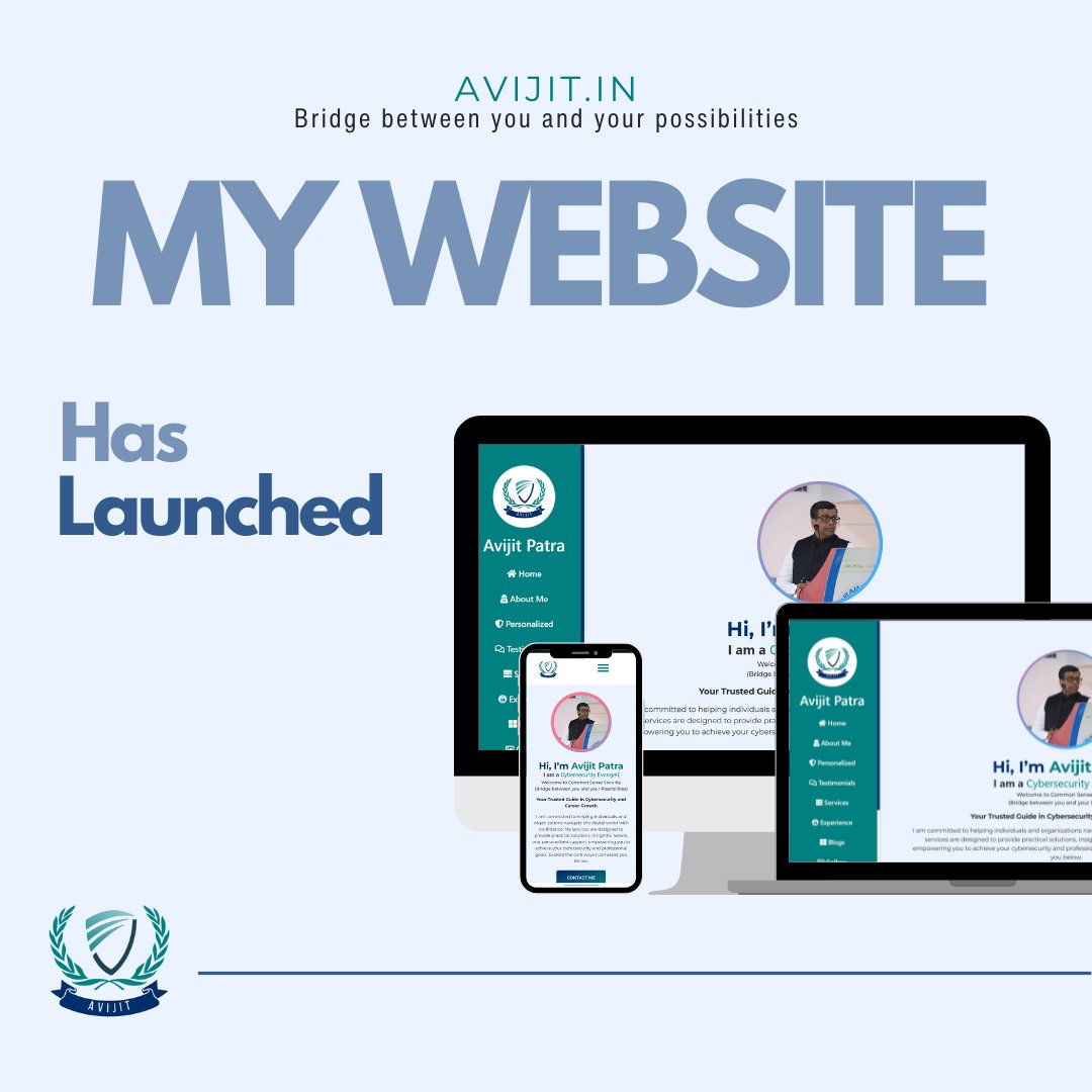 avis_shouts's tweet photo. Happy to announce that my new site is launched today in this auspicious day of Basant Panchami! After years of mentoring, strategizing, and working in the trenches of cybersecurity, I’m thrilled to launch my NEW WEBSITE dedicated to empowering the next generation. Lets engage! https://t.co/vwxjN3tE1d