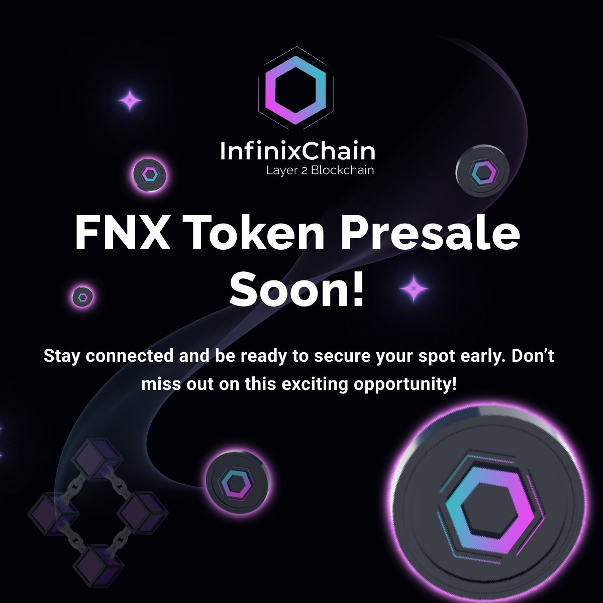 infinixchain's tweet photo. π FNX Token Presale is Going Live Soon! π₯
Chance to participate in the FNX Token presale and potentially make up to 5X gains! Donβt miss this early opportunity to be part of the next big crypto project.
π
Stay Updated | π° Early Access | π Big Potential
#FNXToken #Presale #Crypto #Blockchain #DeFi #Web3 #InvestEarly #5X