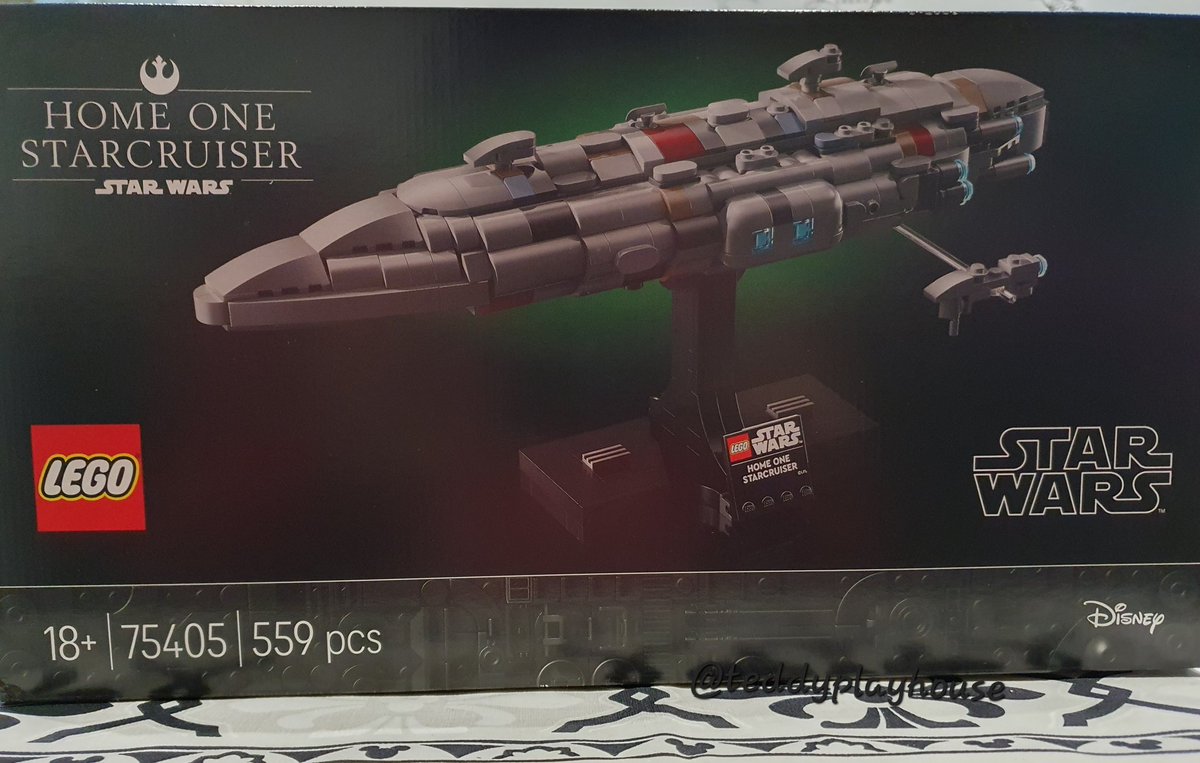 Teddy_Playhouse's tweet photo. Just got my hands on this amazing LEGO set #StarWars #HomeOneStarcruiser @Argos_Online 🤩 #Unboxing—who else loves that fresh LEGO feeling? 🏗️ Stay tuned for the full review! #LEGOUnboxing #BrickByBrick #ToyCollector #LEGOAtArgos #ArgosTesters #Disney #Review https://t.co/y0oRALa8Rg
