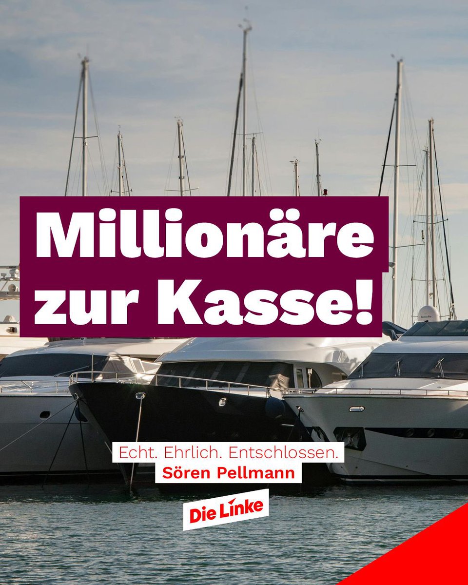 LINKEPELLI's tweet photo. Wir machen Politik für Millionen statt für Millionäre!👆🏻💰
#dielinke #deshalbdielinke #herzstattmerz #leipzig https://t.co/w5ka3SkRcl
