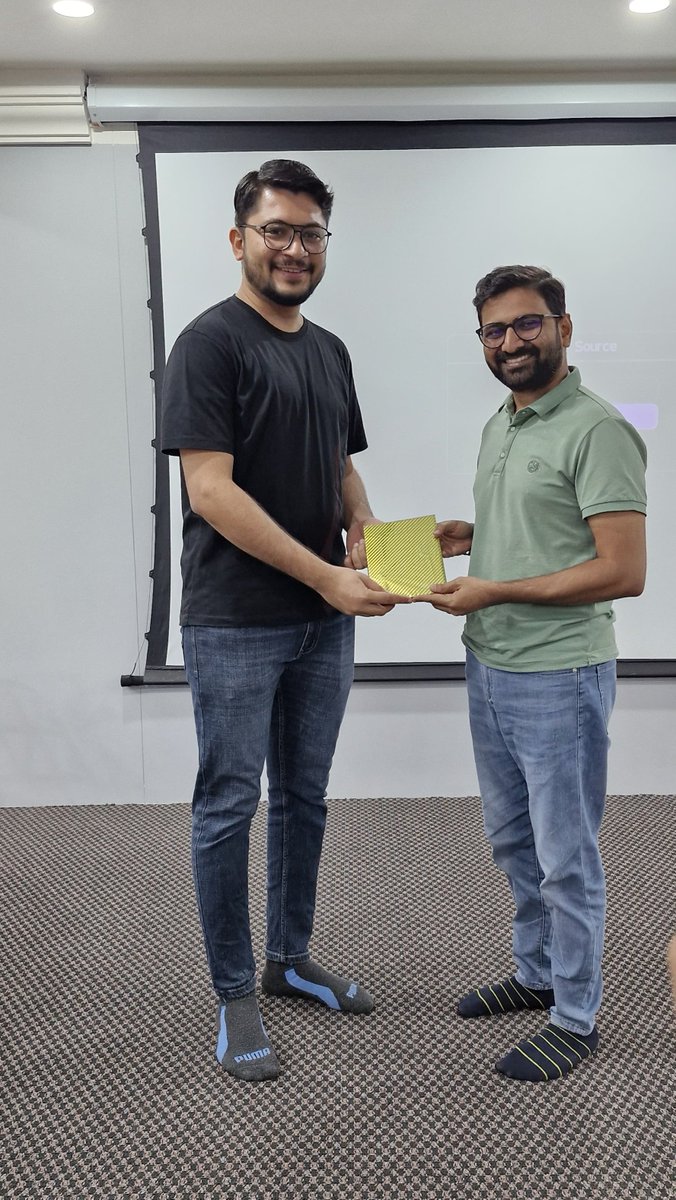 LaravelSurat's tweet image. 🎉 The #LaravelLiveSurat Jan-25 Chapter was amazing!🚀
A big shoutout to @Rmitesh32 for the insightful "AlpineJS" session at @VasundharaVisi3. 🙌
🤝 Great discussions, learning, and networking!
@LaraconIN @laravelphp @Alpine_JS
#LaravelSurat #LaraconIN #Laravel #PHP