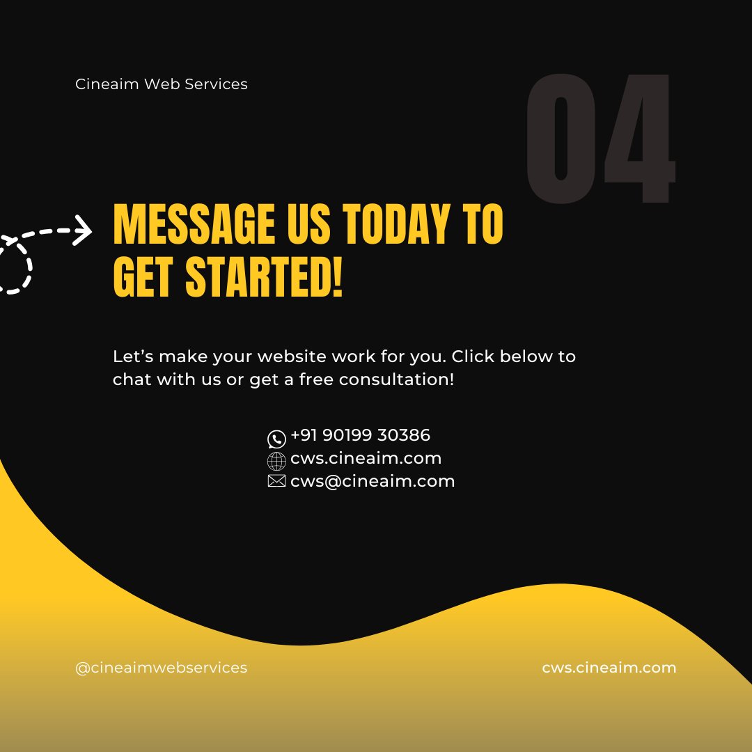 CineaimWebWorks's tweet photo. 💬 Message us today to get started or book your FREE consultation.

Why wait to go digital? Let’s build something amazing together.

#CineaimWebServices #DigitalGrowth #Startup #TechTeam #WebsiteDesign https://t.co/UypnleJaab