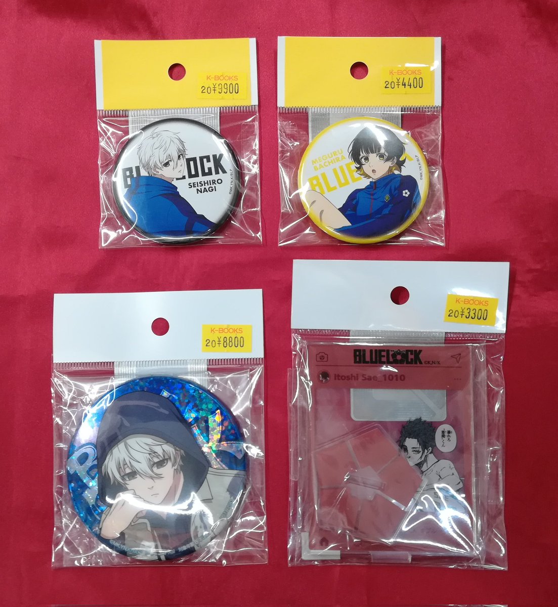 入荷情報】 『#ブルーロック』 ○きゃらドリ 缶バッジ 凪誠士郎 蜂楽廻