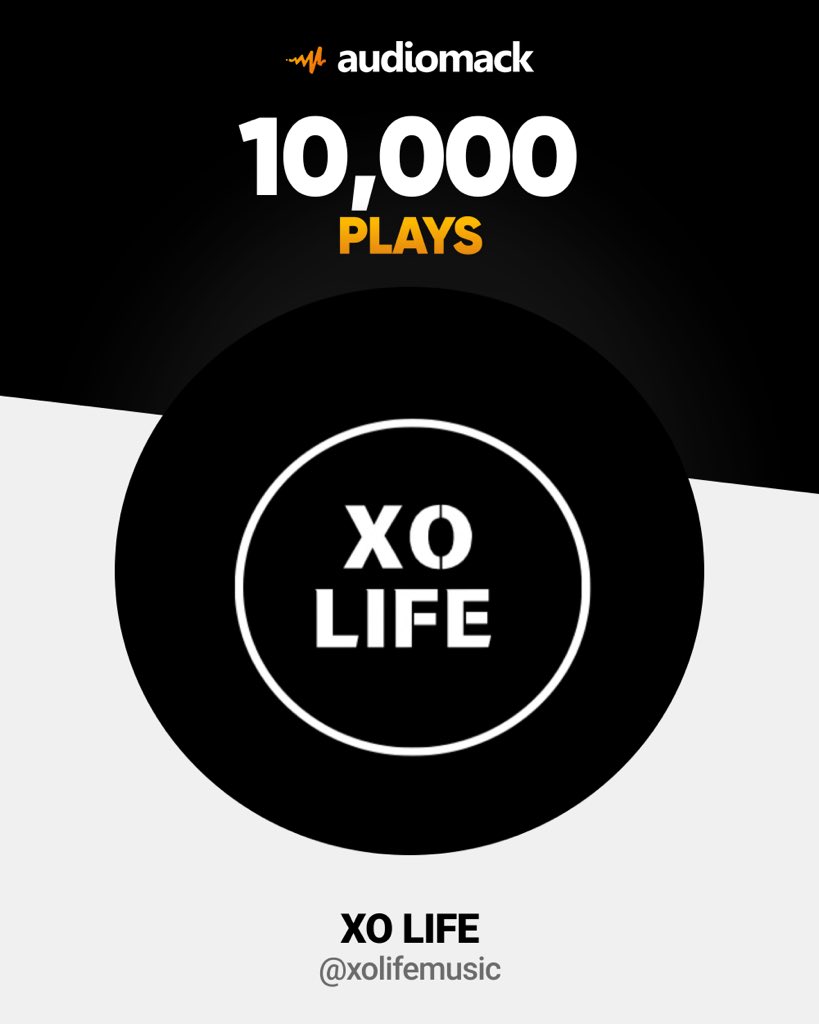 xolifemusic's tweet photo. 10,000 streams & counting!!
Guys look what what we’ve done… I’m so grateful.
50K up next….
#KeepSharing #xolife #10kstream https://t.co/EY2ZSBvanw