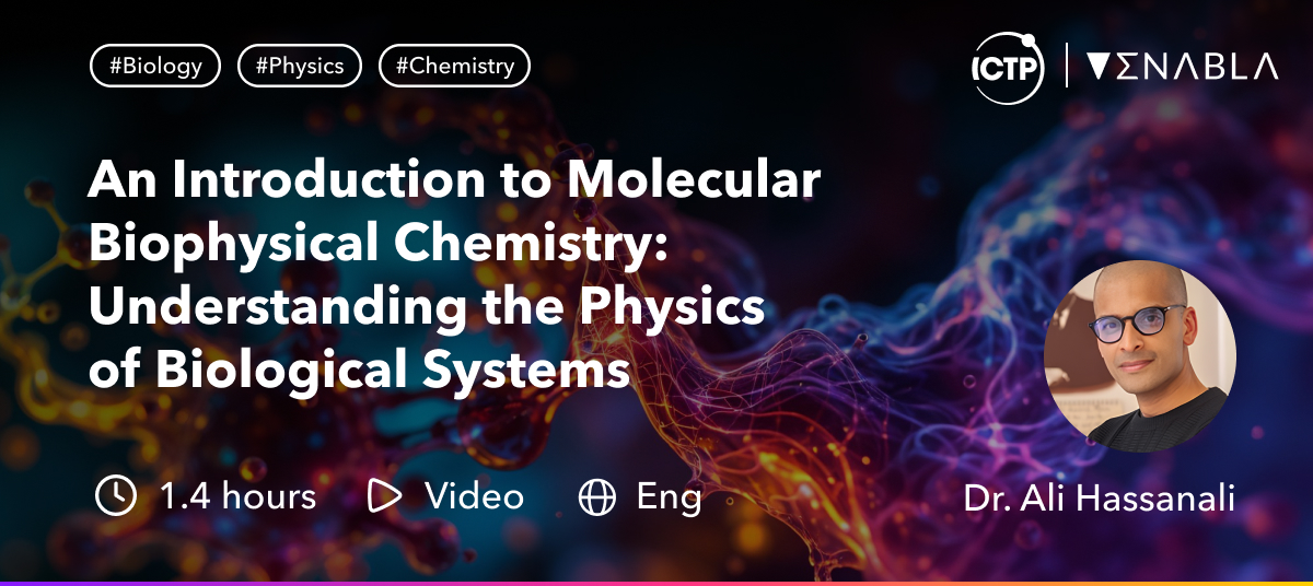 EnablaTeam's tweet photo. Welcome Dr. Ali Hassanali, @ICTPnews👋

🧬From proteins to cooking science, Ali's lecture uncovers biophysical chemistry’s interdisciplinary nature &amp; real-world applications🍝

🔗Watch &amp; discuss: https://t.co/TkzqvImKLG

#Physics #Biophysics #Chemistry #Biology #MolecularBiology https://t.co/XG6QJSPvrz