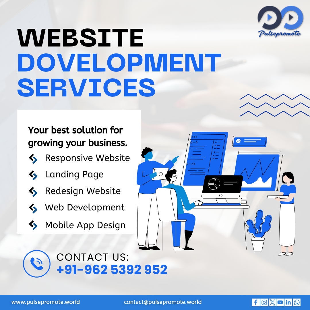 PulsePromote's tweet photo. Build a powerful online presence with PulsePromote!
β
Responsive Websites
β
Landing Pages
β
Web & App Development
Get a website that drives results! Contact us today.
π +91-962 5392 952
π https://t.co/9di7z1krY8
#WebsiteDevelopment #WebDesign #PulsePromote #DigitalGrowth https://t.co/hg5ZpZJKMd